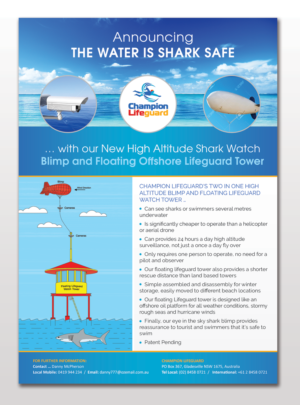 Flyer Design by Adylhere for Champion Lifeguard | Design: #11165749