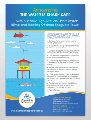 Flyer Design by Adylhere for Champion Lifeguard | Design: #11174761