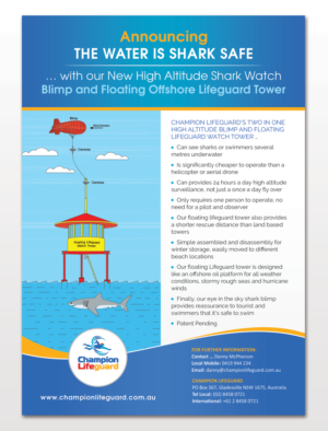 Flyer Design by Adylhere for Champion Lifeguard | Design: #11176192