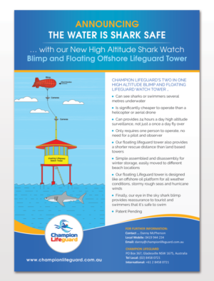 Flyer Design by Adylhere for Champion Lifeguard | Design: #11176193