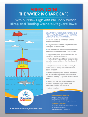 Flyer Design by Adylhere for Champion Lifeguard | Design: #11189045