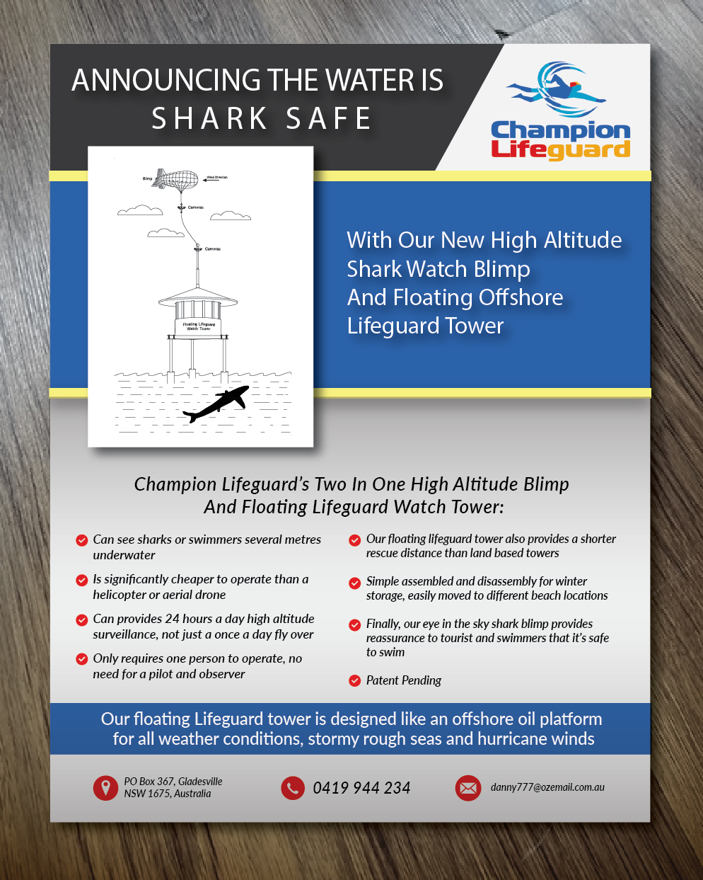 Design de Flyer par Alexandar pour Champion Lifeguard | Design #11096440