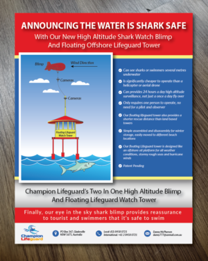 Flyer Design by Alexandar for Champion Lifeguard | Design: #11143151