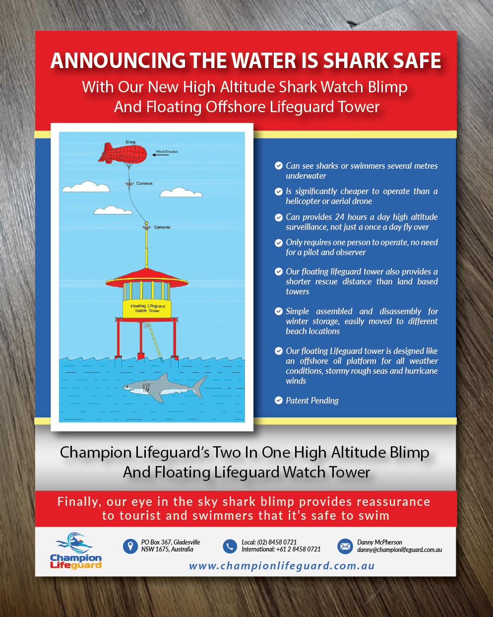 Flyer Design by Alexandar for Champion Lifeguard | Design #11167100