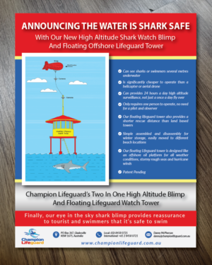 Flyer Design by Alexandar for Champion Lifeguard | Design: #11167100