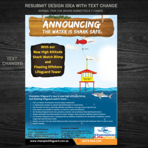Flyer Design by Venkat for Champion Lifeguard | Design: #11187911