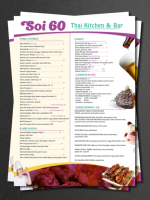 Menu Design by debdesign for Vinified | Design: #11170097