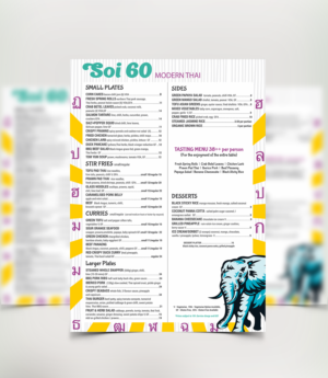 Menu Design by emdeegraphics for Vinified | Design: #11252599