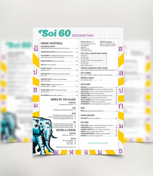 Menu Design by emdeegraphics for Vinified | Design: #11252600
