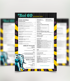 Menu Design by emdeegraphics for Vinified | Design: #11252602