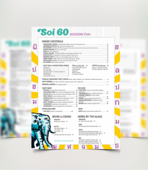 Menu Design by emdeegraphics for Vinified | Design: #11265039