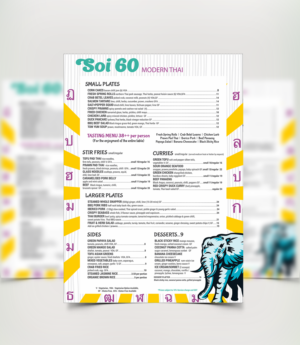 Menu Design by emdeegraphics for Vinified | Design: #11265040