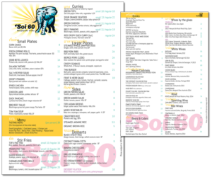 Menu Design by Lili for Vinified | Design #11290436