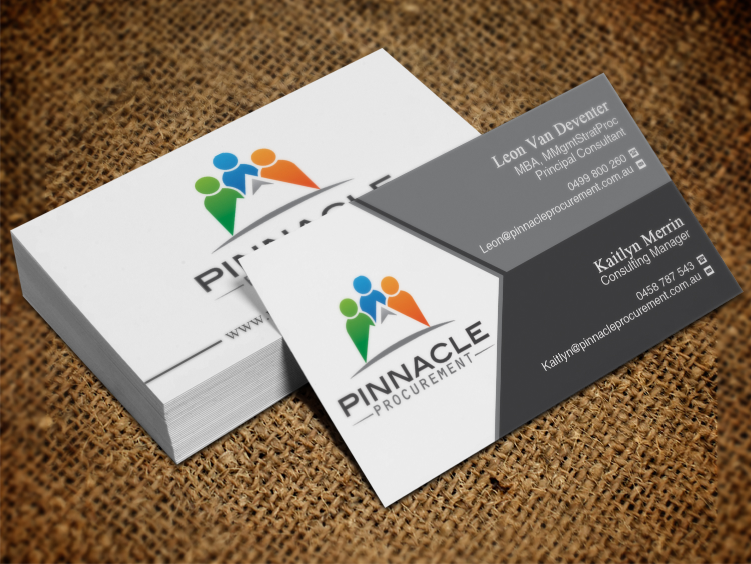 Business Card Design by Monna for Pinnacle Procurement | Design #11158008