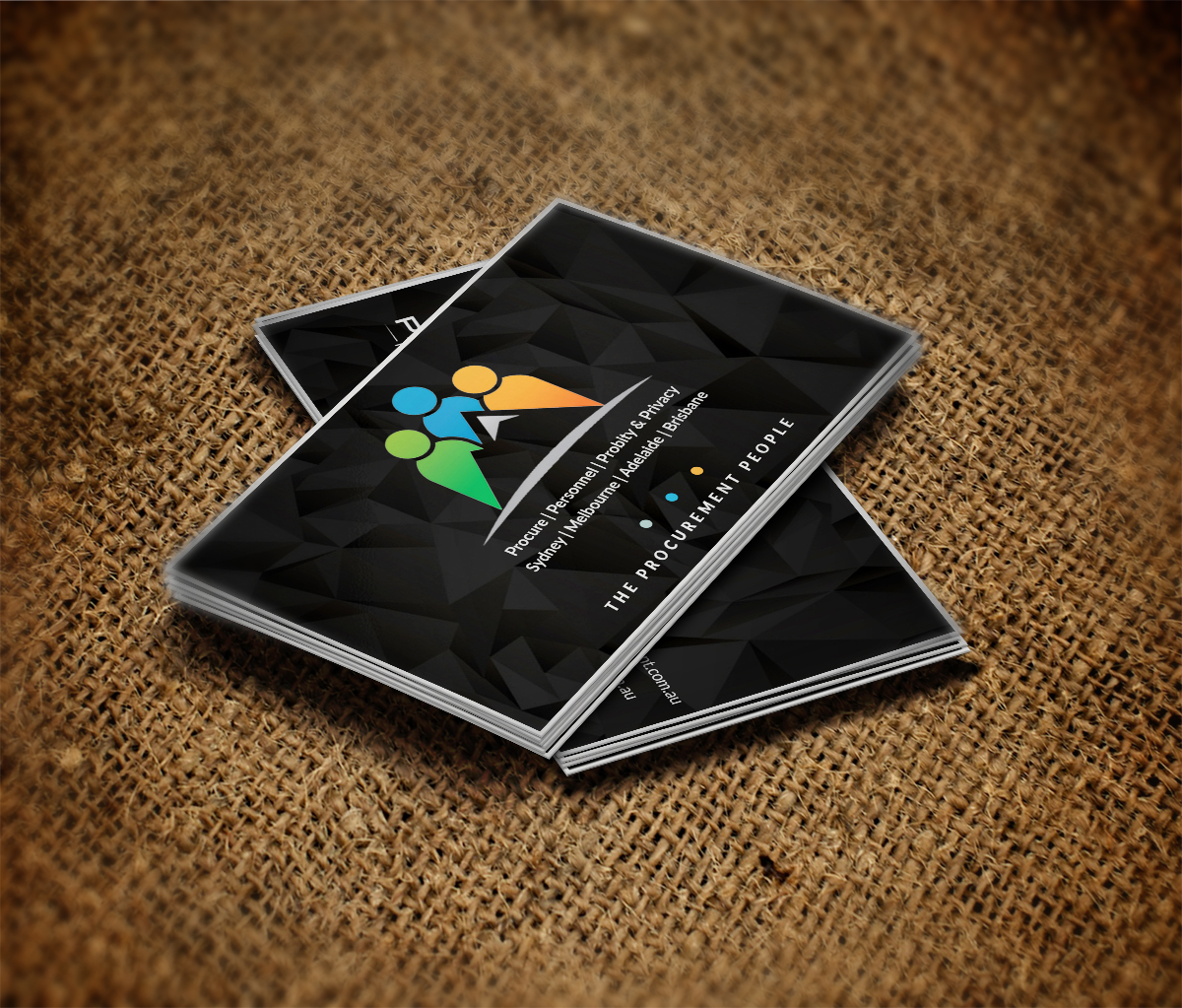 Diseño de Tarjeta de Presentación por Pointless Pixels India para Pinnacle Procurement | Diseño #11173797