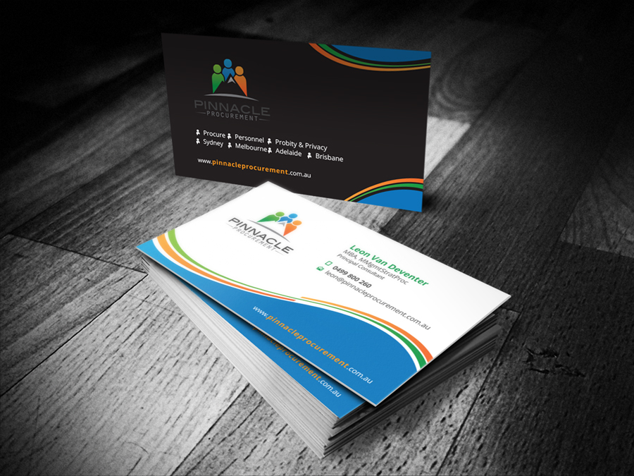 Visitenkarten-Design von asimali für Pinnacle Procurement | Design #11197758