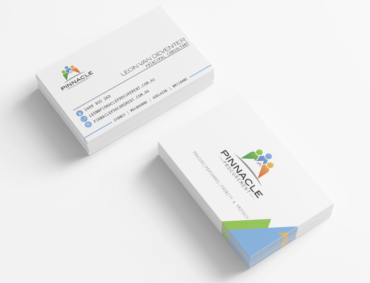 Business Card Design by IgorShcherbakov for Pinnacle Procurement | Design #11168562
