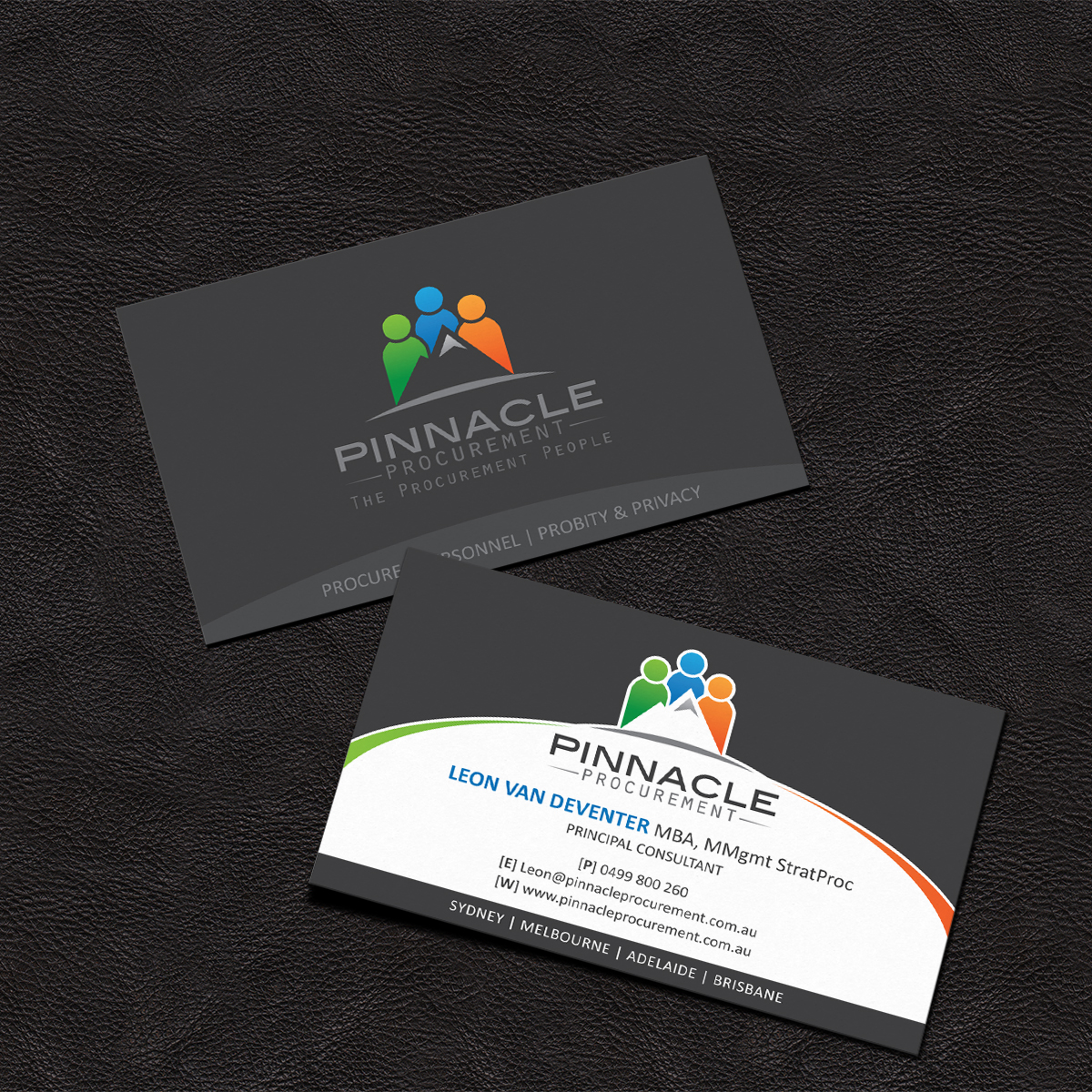 Business Card Design by Grafactory for Pinnacle Procurement | Design #11180357