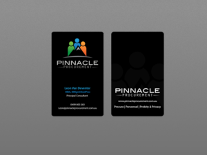 Visitenkarten-Design von Creations Box 2015 für Pinnacle Procurement | Design: #11200804