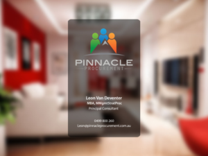 Visitenkarten-Design von Creations Box 2015 für Pinnacle Procurement | Design: #11200808
