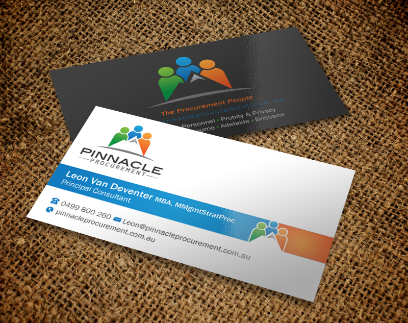 Diseño de Tarjeta de Presentación por Brand aid para Pinnacle Procurement | Diseño #11169431