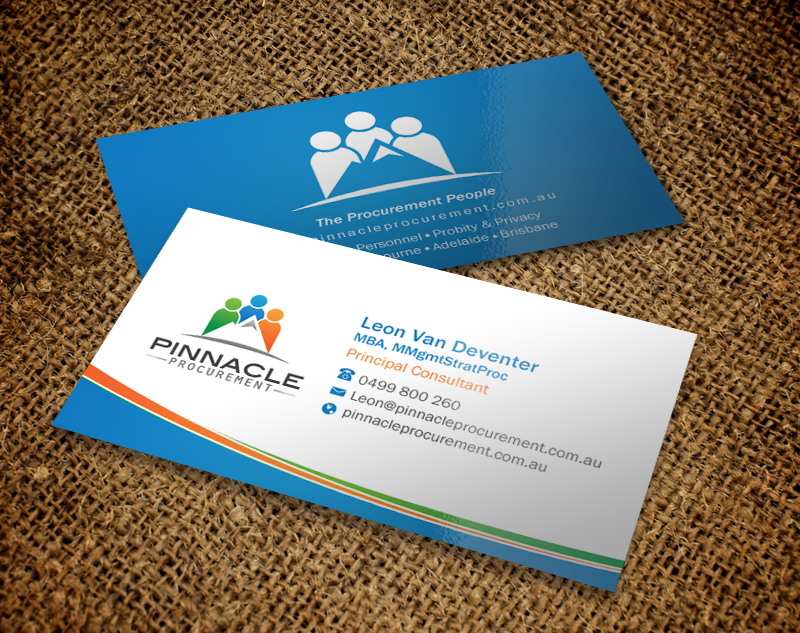 Diseño de Tarjeta de Presentación por Brand aid para Pinnacle Procurement | Diseño #11169439