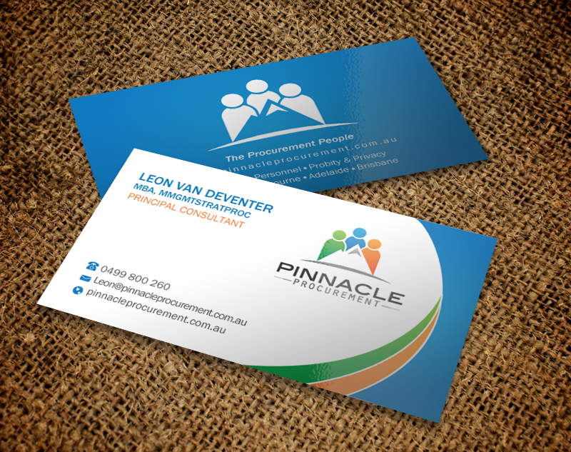 Business Card Design by Brand aid for Pinnacle Procurement | Design #11169442