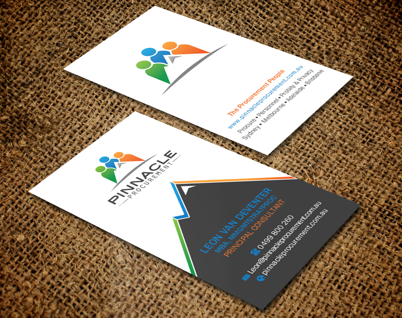 Visitenkarten-Design von Brand aid für Pinnacle Procurement | Design #11169446