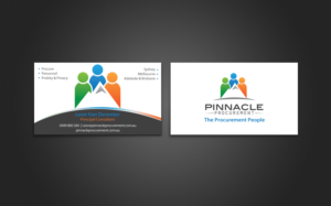 Diseño de Tarjeta de Presentación por chandrayaan.creative para Pinnacle Procurement | Diseño: #11159279