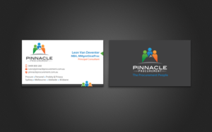 Diseño de Tarjeta de Presentación por chandrayaan.creative para Pinnacle Procurement | Diseño: #11168663