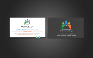 Business Card Design by chandrayaan.creative for Pinnacle Procurement | Design: #11168665