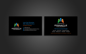 Business Card Design by chandrayaan.creative for Pinnacle Procurement | Design: #11176400