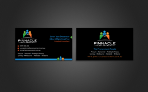 Diseño de Tarjeta de Presentación por chandrayaan.creative para Pinnacle Procurement | Diseño: #11176401