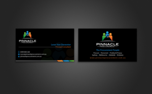 Business Card Design by chandrayaan.creative for Pinnacle Procurement | Design: #11176403