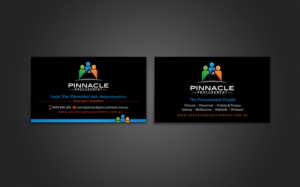 Business Card Design by chandrayaan.creative for Pinnacle Procurement | Design: #11176404