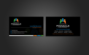 Business Card Design by chandrayaan.creative for Pinnacle Procurement | Design: #11176411