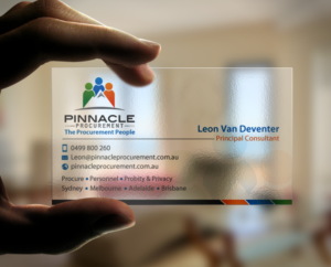 Business Card Design by chandrayaan.creative for Pinnacle Procurement | Design: #11176423