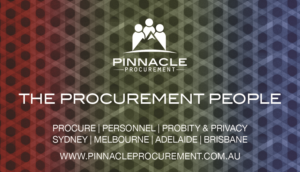 Visitenkarten-Design von Slayer of Pixels für Pinnacle Procurement | Design #11163636