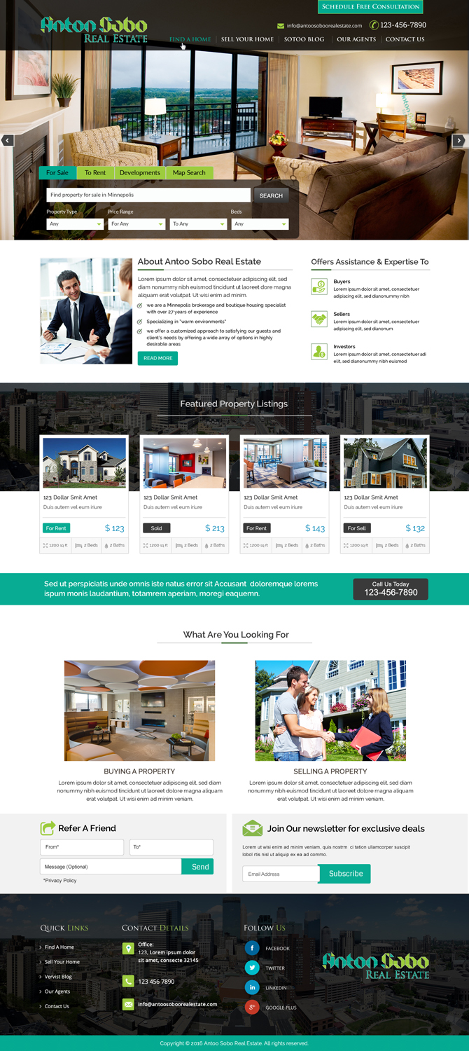 Web Design by HarmiDesigning for this project | Design #11127443