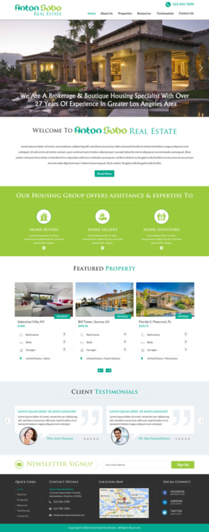Web Design by Sbss for this project | Design: #11107673
