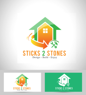 Logo Design by Graphics Maestro for Sticks 2 Stones | Design: #11235068