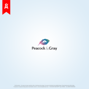 Peacock & Gray | Logo Design by Omee