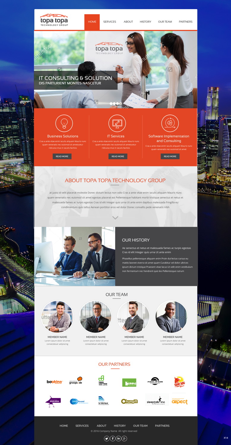 Web Design par pb pour Topa Topa Technology Group | Design #11125261