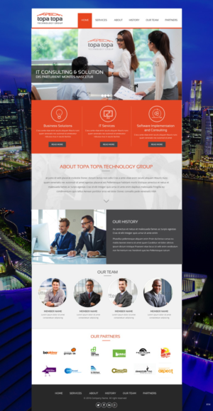 Web Design par pb pour Topa Topa Technology Group | Design : #11125261