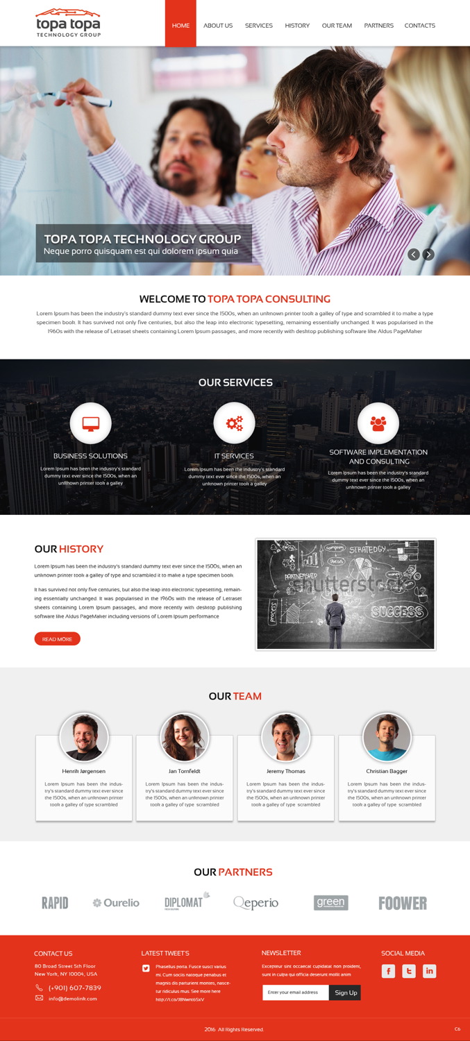 Web Design by pb for Topa Topa Technology Group | Design #11125262