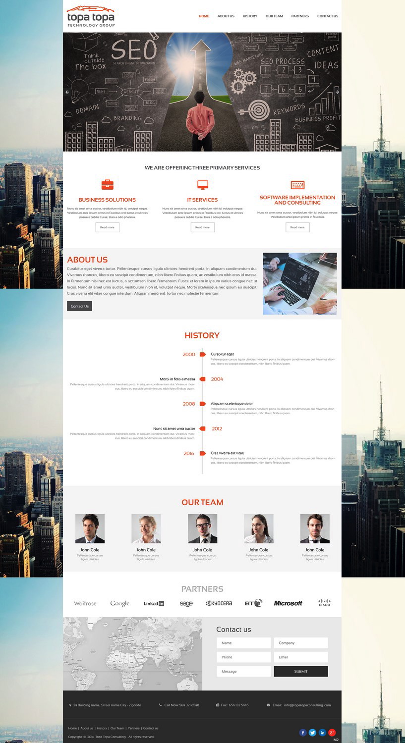 Web Design par pb pour Topa Topa Technology Group | Design #11125263