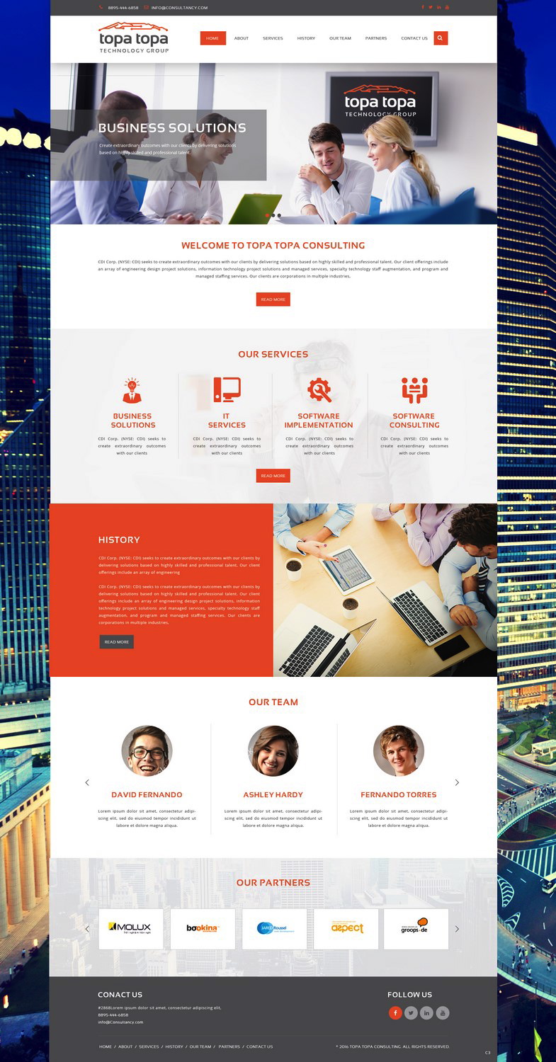 Web Design par pb pour Topa Topa Technology Group | Design #11125266