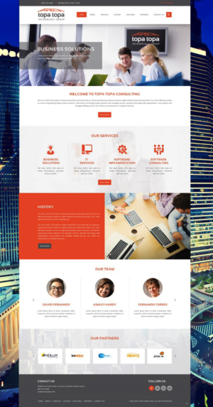 Web Design par pb pour Topa Topa Technology Group | Design : #11125266