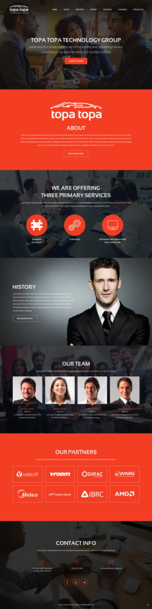 Web Design par pb pour Topa Topa Technology Group | Design : #11125267
