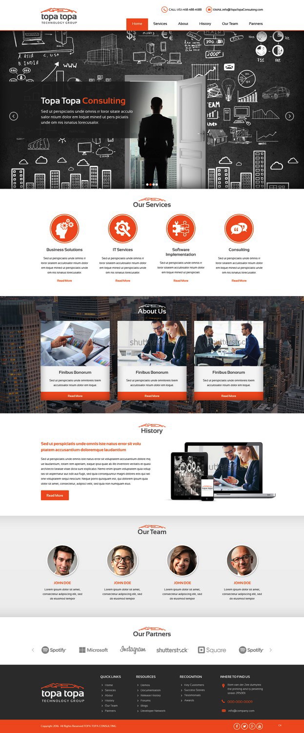 Web Design par pb pour Topa Topa Technology Group | Design #11125268
